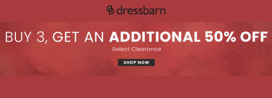 Buy 3, Get An Additional 50% Off.