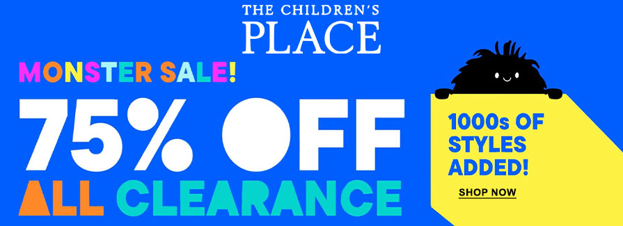 Monster Sale! 75% Off All Clearance
