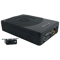 Rockville SS10P 10" 800w Slim Under-Seat Active Powered Car/Truck Subwoofer Sub