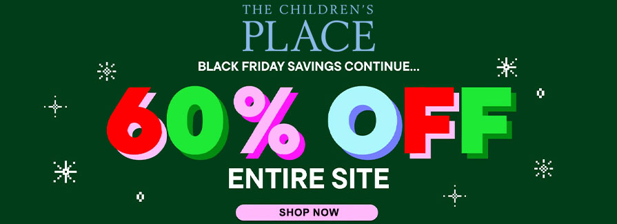Black friday saving continue! 60% Off entire site