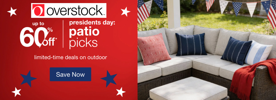 Presidents Day Sale Up to 60% Off.