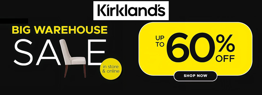 Big Warehouse Sale Up to 60% Off.