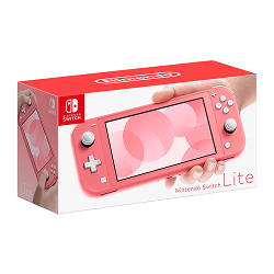 NEW Nintendo Switch Lite 32 GB Handheld Gaming Console-CORAL